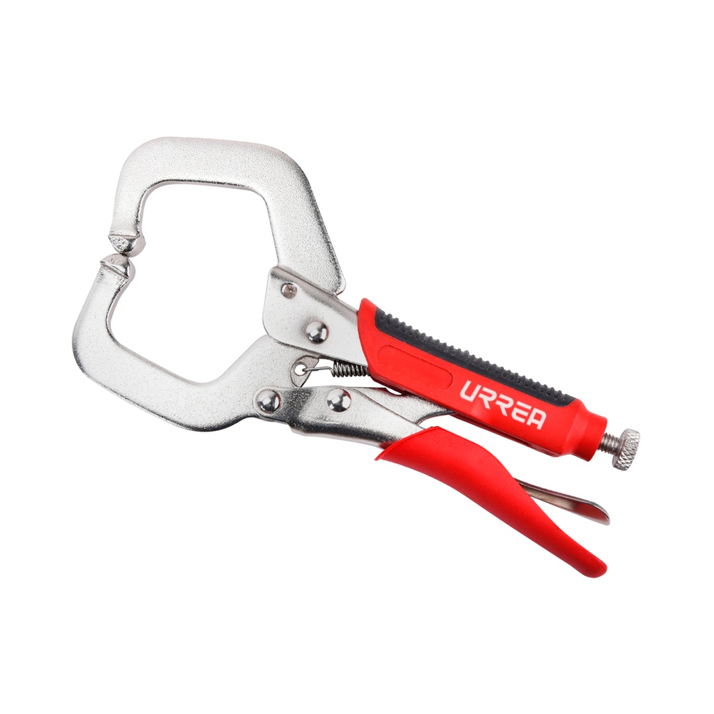 Pinza de presión con mango bimaterial de 11" tipo "C" Urrea