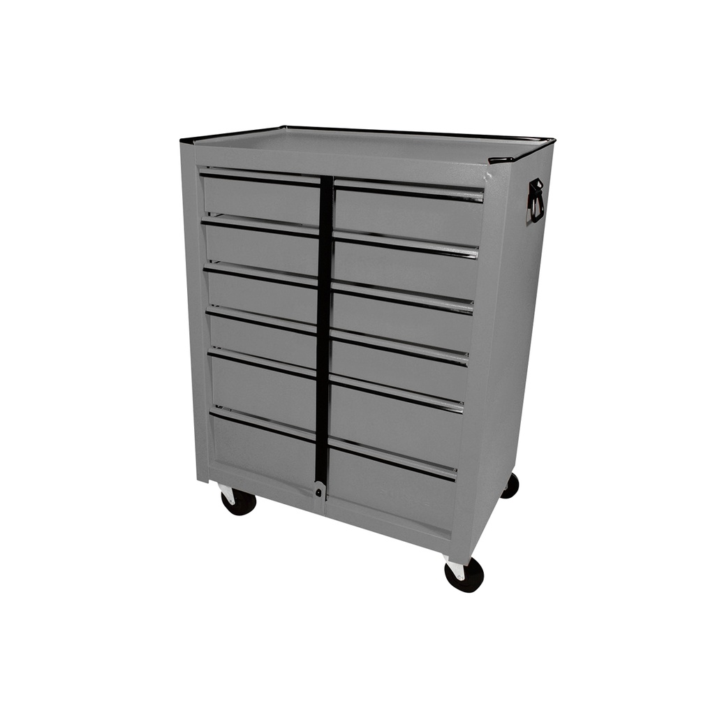 Gabinete móvil con 6 gavetas color gris 25" Surtek