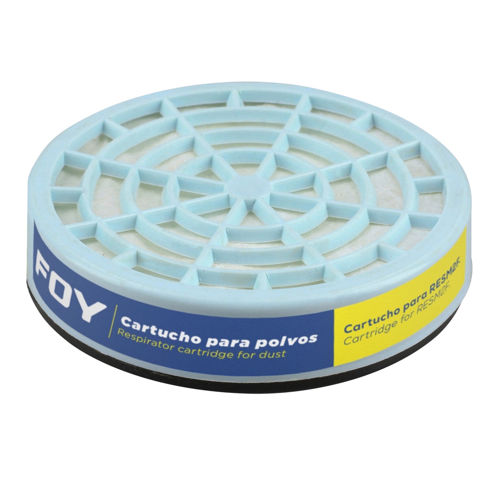 Cartucho para respirador con protección para polvo Foy