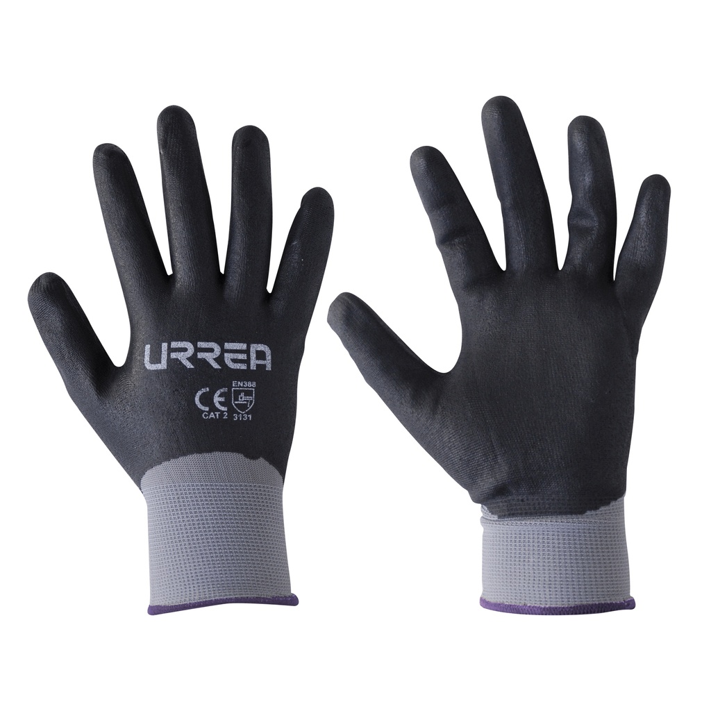 Guantes de nailon con recubrimiento de nitrilo espumoso G Urrea