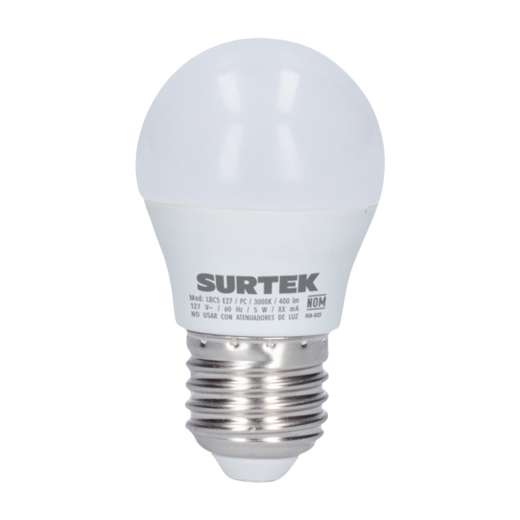 Lámpara de LED tipo bulbo A19, 11 W luz de día Surtek