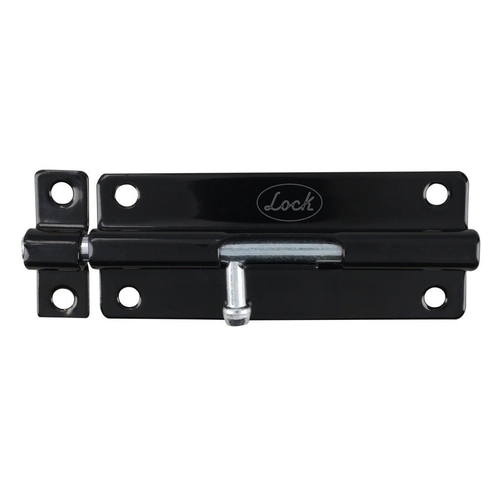 Pasador de sobreponer tipo barril acabado latón negro, 4 cm Lock