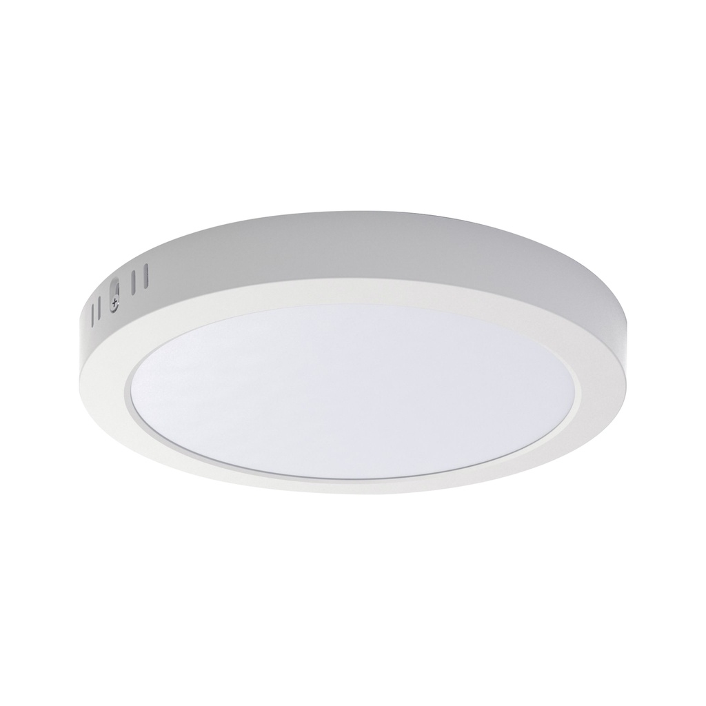 Luminario de LED de sobreponer redondo 18 W, luz de día Surtek