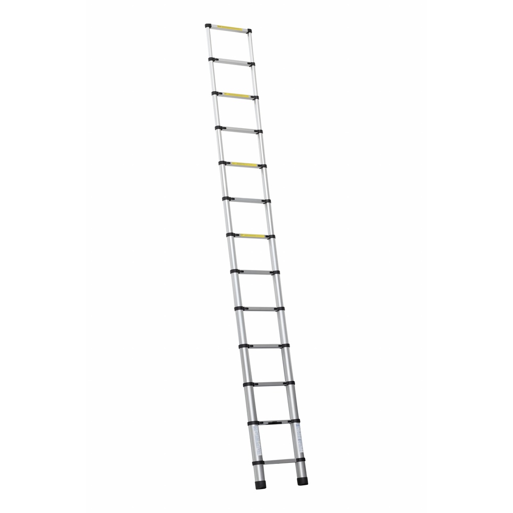 Escalera telescopica de aluminio con 13 peldaños Surtek
