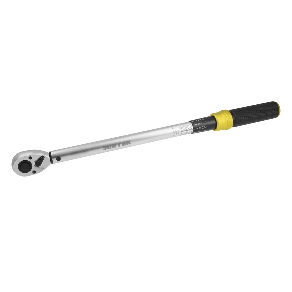 Torquímetro de trueno una escala dual cuadro de 1/2", 40-220 Nm (30-162 ft-lb) Surtek