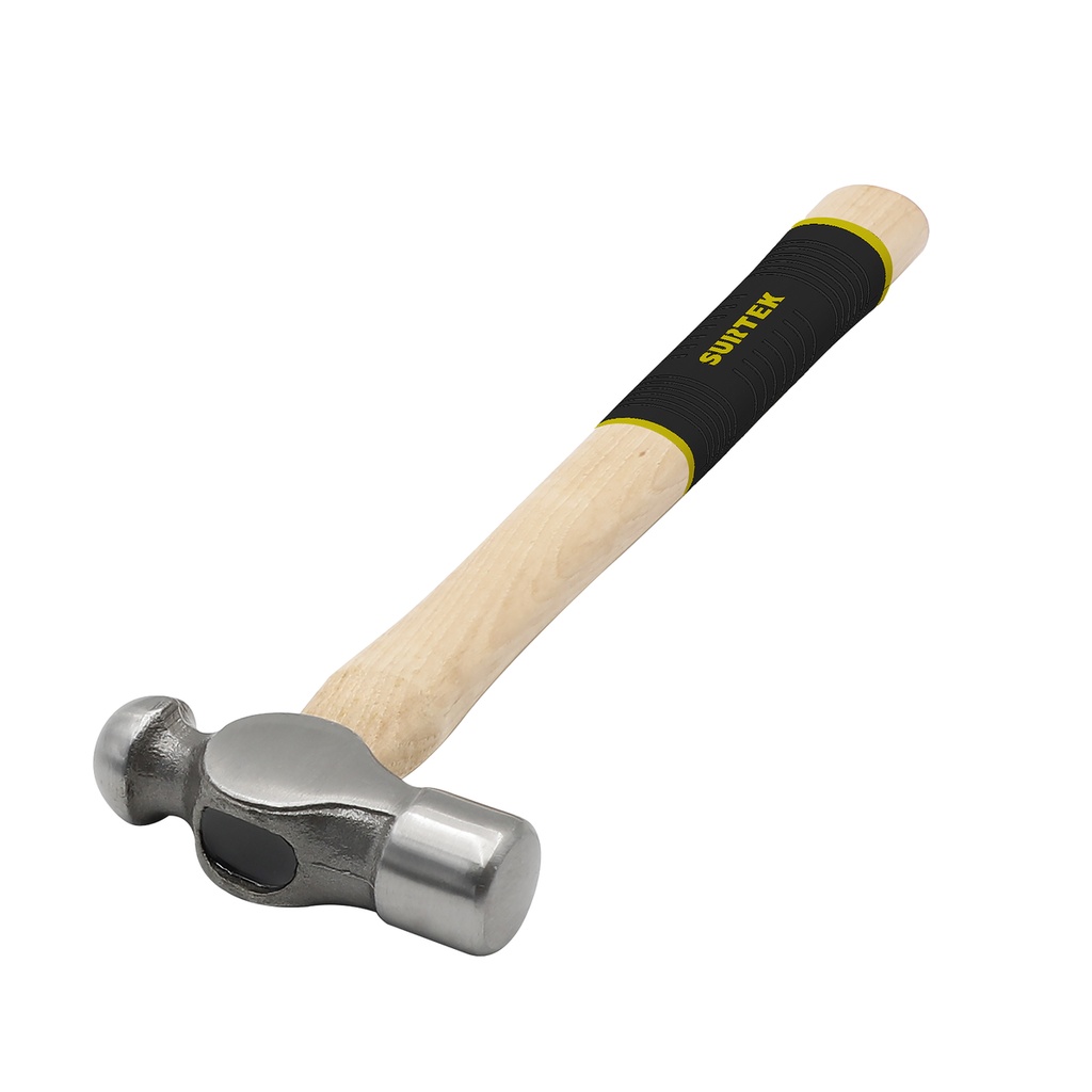 Martillo pulido de bola con mango de madera con grip de 18", 48 oz Surtek