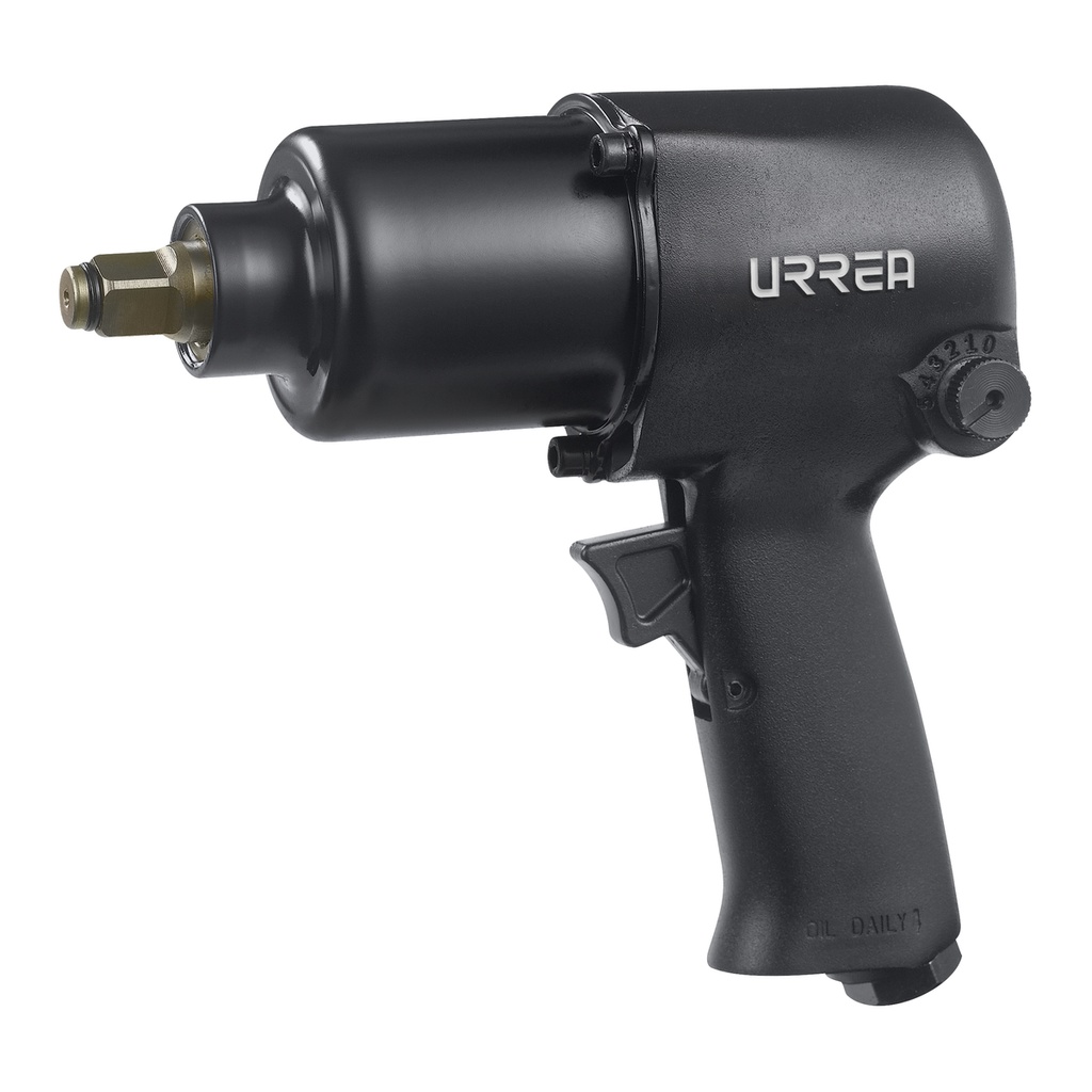 Pistola de impacto neumática cuadro de 1/2" 490 Ft-lb composite sistema twin hammer Urrea