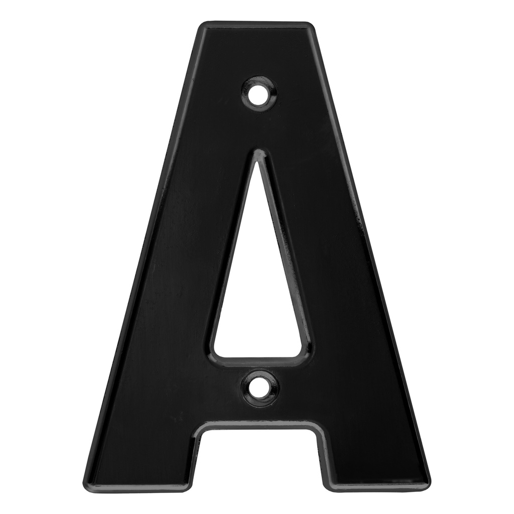 Letra A bold 4" negro Lock