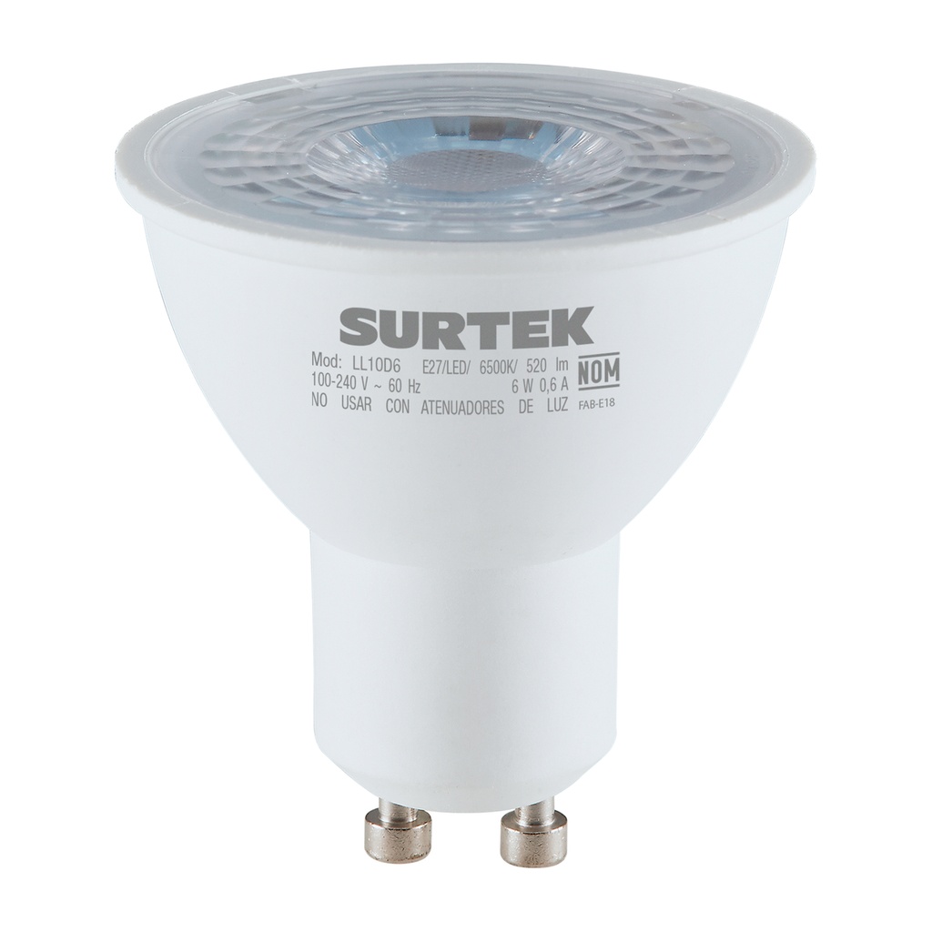 Lámpara de LED tipo GU10, 4 W luz cálida Surtek