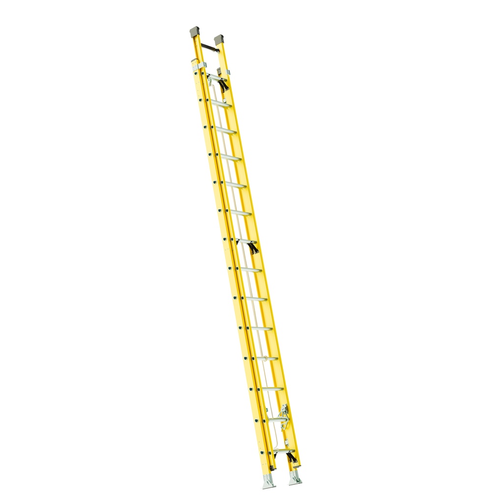 Escalera de extensión tipo II de fibra de vidrio con 28 peldaños Surtek