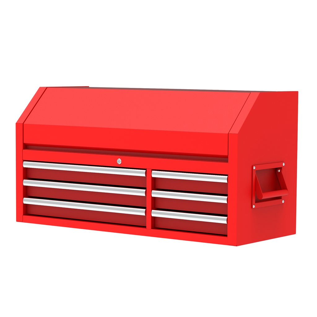 Gabinete superior 6 gavetas color rojo serie P 46" Urrea