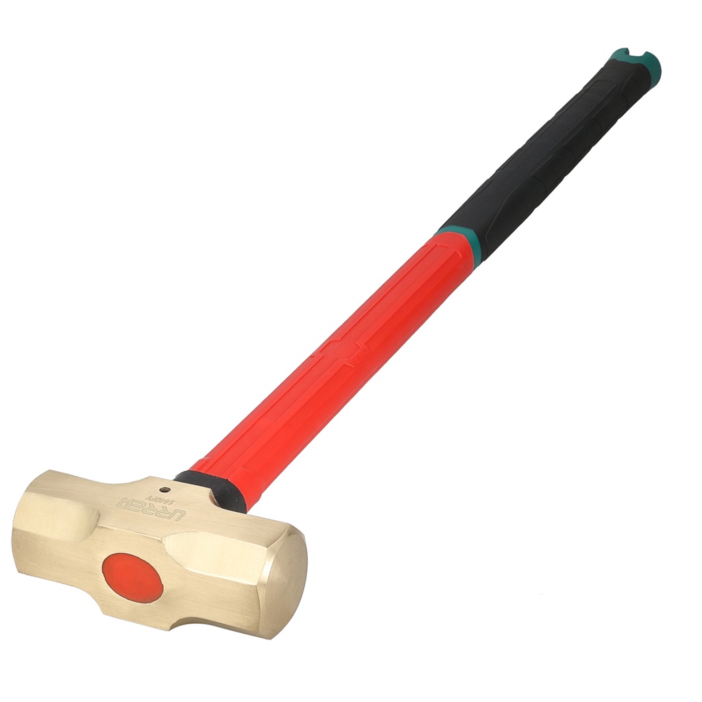 Marro de bronce con mango largo de fibra de vidrio 35", 10 lb Urrea
