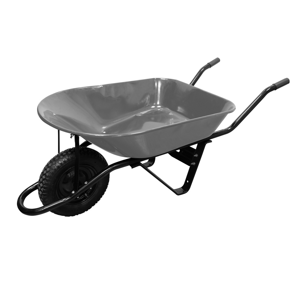 Carretilla con bastidor metálico 4.5 Ft3 llanta neumática reforzada de 4 capas Foy
