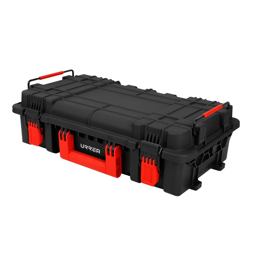 Caja modular plástica color negro 22" x 13-1/2" x 6-1/2" Urrea