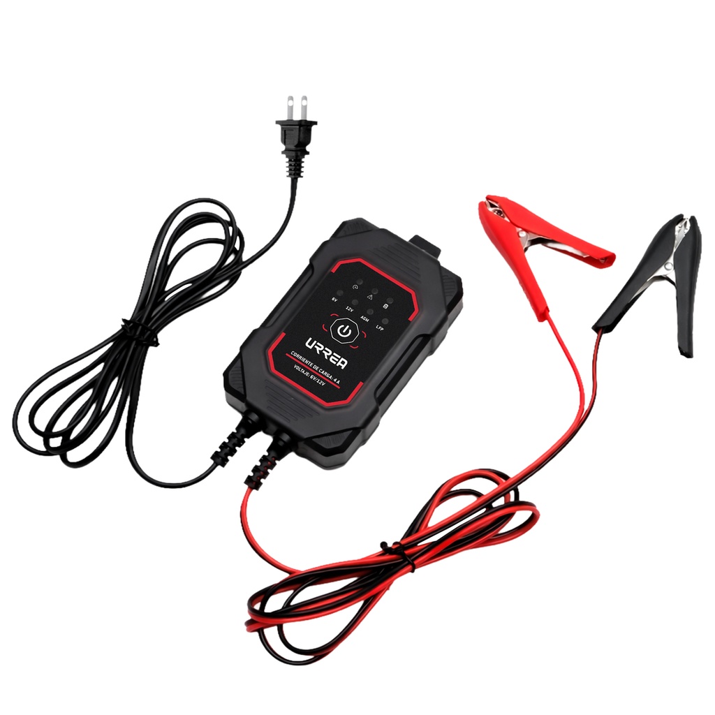 Cargador de bateria con estabilizador 4A, 6VDC, 12VDC Urrea