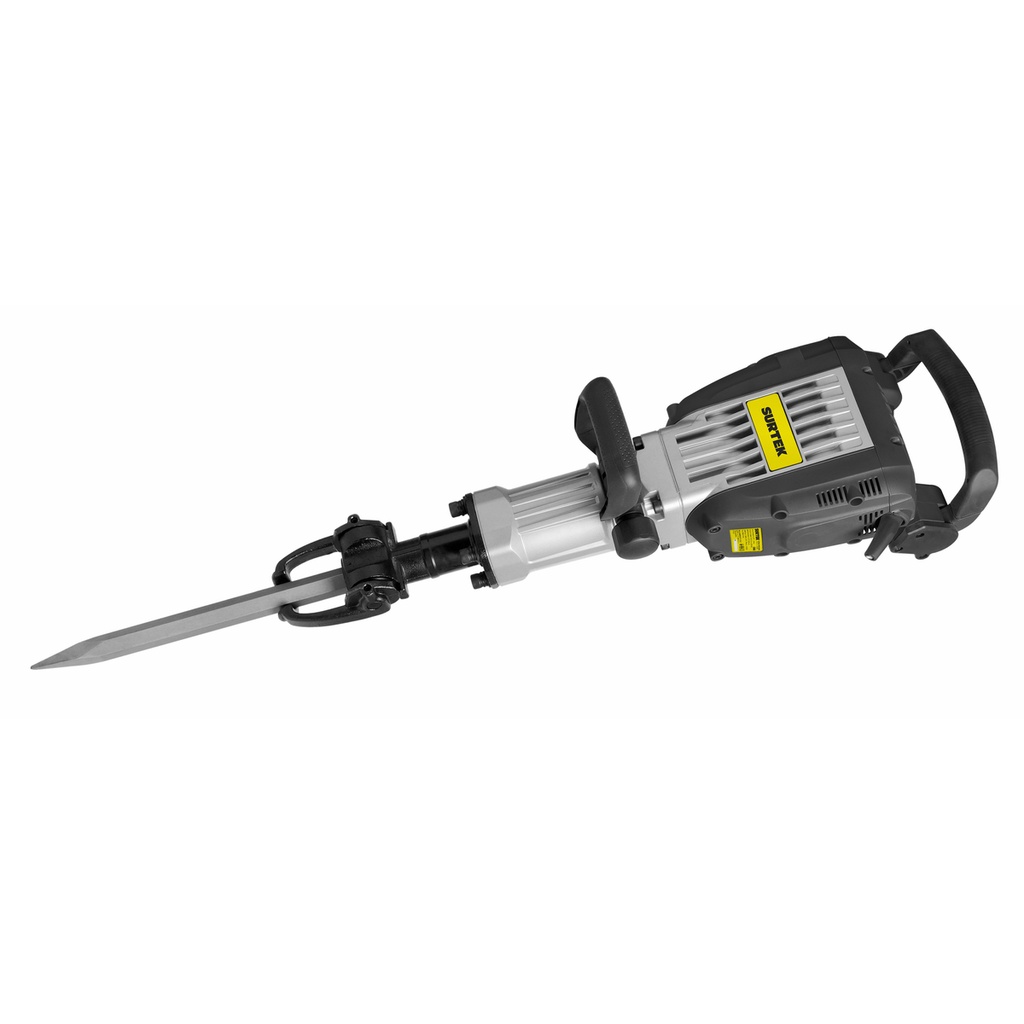 Martillo demoledor con control anti-vibración, zanco hexagonal 1800W, 120V, 55J, 1300 IPM Surtek