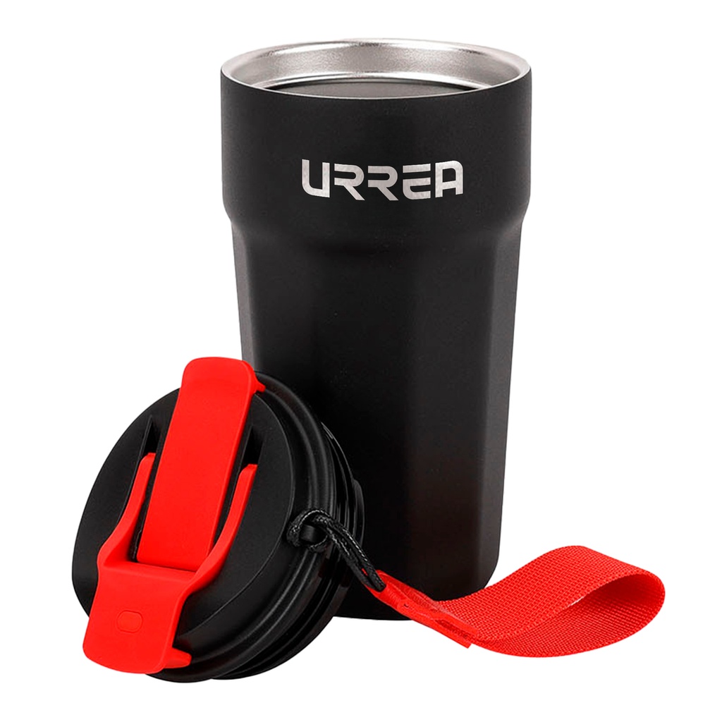 Termo de acero inoxidable con tapa roscable de 500 ml Urrea