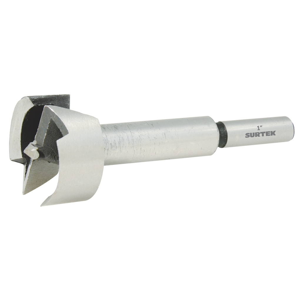 Broca para madera de acero forstner 1-1/8" zanco de 7/16" Surtek