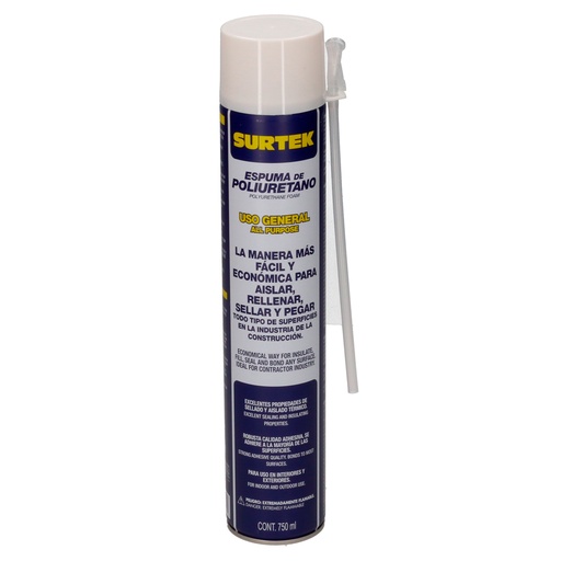 [113522] Espuma de poliuretano 750 ml Surtek