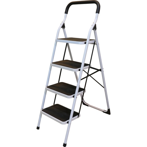 [ETT4] Escalera plegables tipo taburete de acero con 4 peldaños Surtek