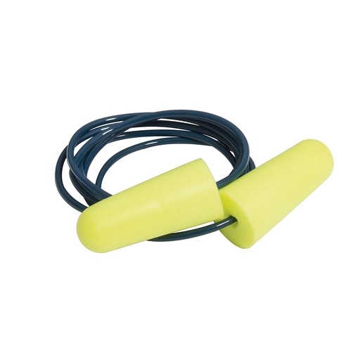 [137347] Tapones  para oídos desechables con cordón NRR 28dB Surtek