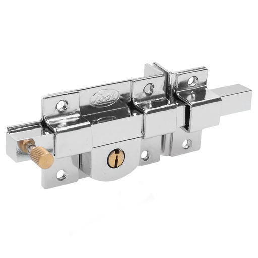[L570ICB] Cerradura de barra libre función izquierda, cromo brillante, llave estándar, en caja Lock