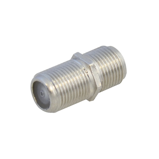 [153205] Cople para cable coaxial RG6 tipo barril, 4 piezas Surtek