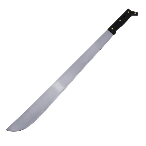 [130498] Machete troquelado con mango negro recto 14" Surtek