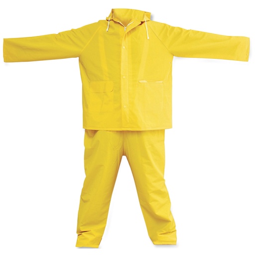 [137528] Traje impermeable sin reflejante con interior de poliéster EG, 2 piezas Surtek