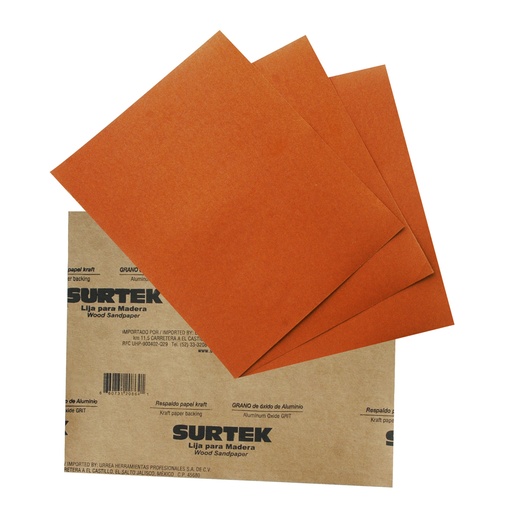 [LMK100] Lija panel kraft para madera, grano 100 Surtek