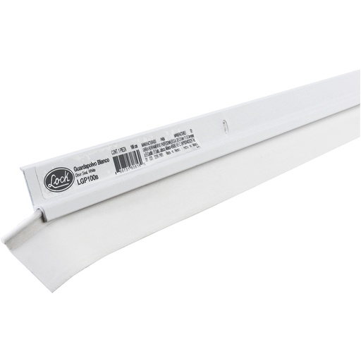[LGP100B] Guardapolvo acabado blanco 100 cm Lock