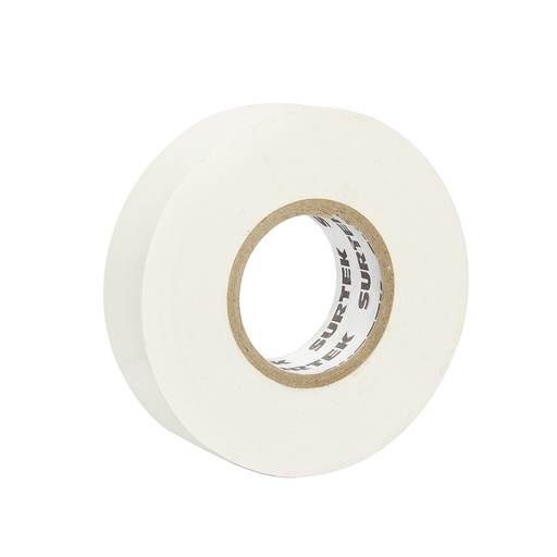 [138012] Cinta blanca para aislar 19 mm x 18 m Surtek