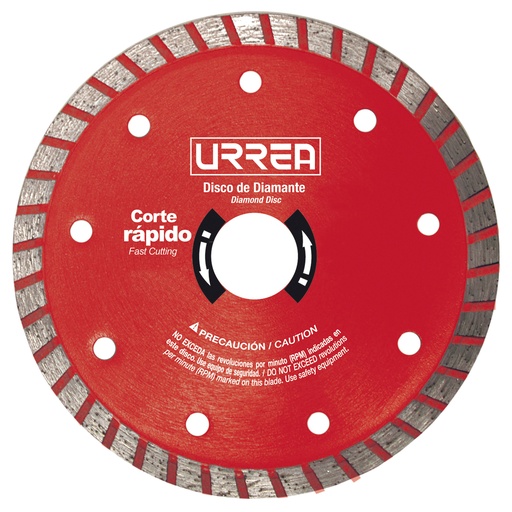 [DDIT9] Disco de diamante turbo, 9" Urrea