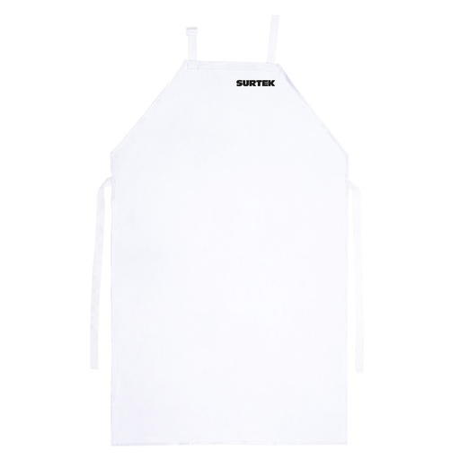 [137653] Mandil de PVC dieléctrico color blanco, 1.10 m Surtek