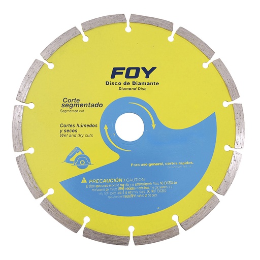 [143511] Disco de diamante segmentado, 4-1/2" Foy