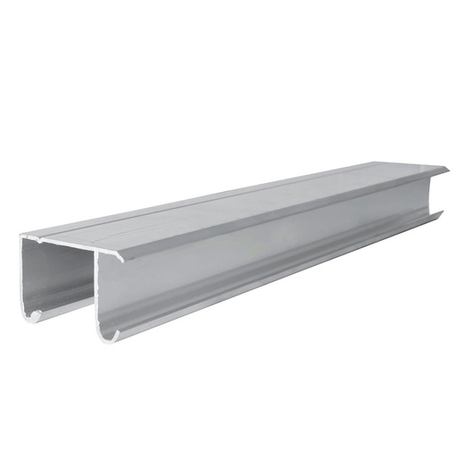 [RIALJ2] Riel tipo JJ para clóset 2 m, de aluminio Lock