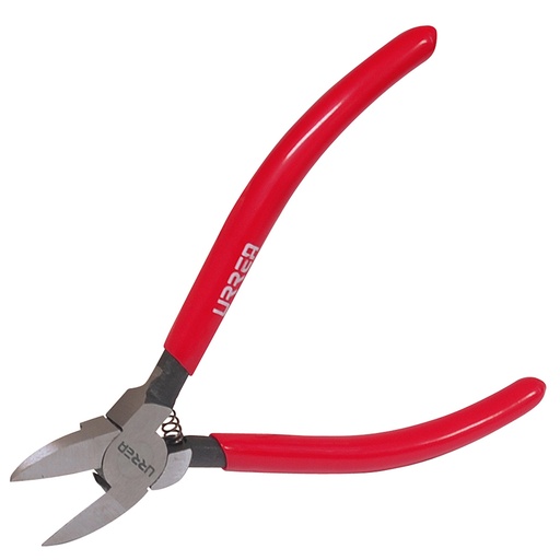 [212G] Pinza corte al ras para plástico y materiales no ferroso con mango rubber grip 6" Urrea