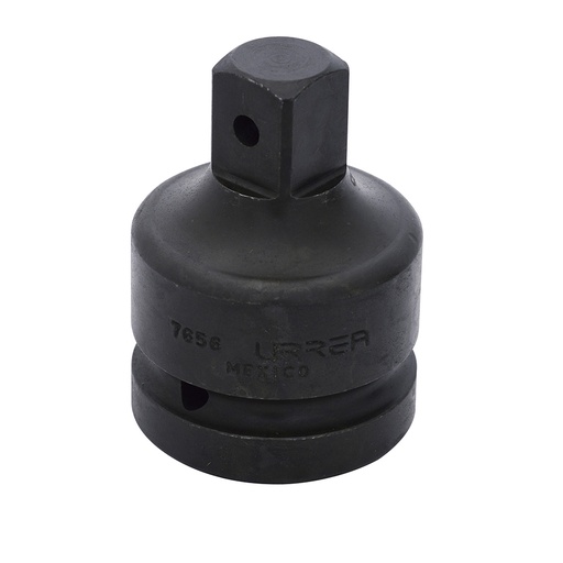 [7656] Adaptador con barreno pasado para dado de impacto cuadro de 1" hembra a 3/4" macho Urrea
