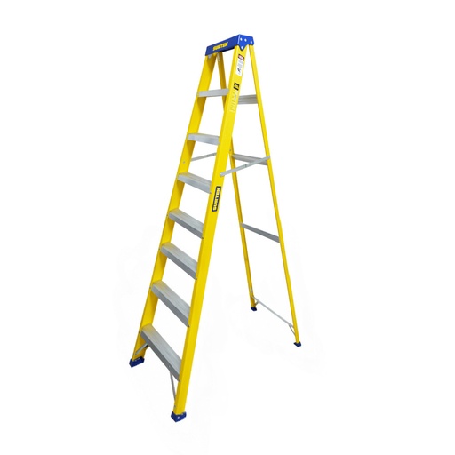[ETFV27] Escalera de tijera tipo II de fibra de vidrio con 7 peldaños Surtek