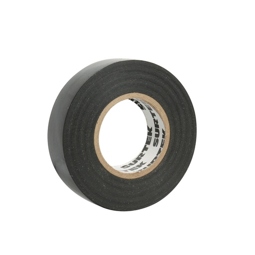 [138000] Cinta negra para aislar 19 mm x 9 m Surtek