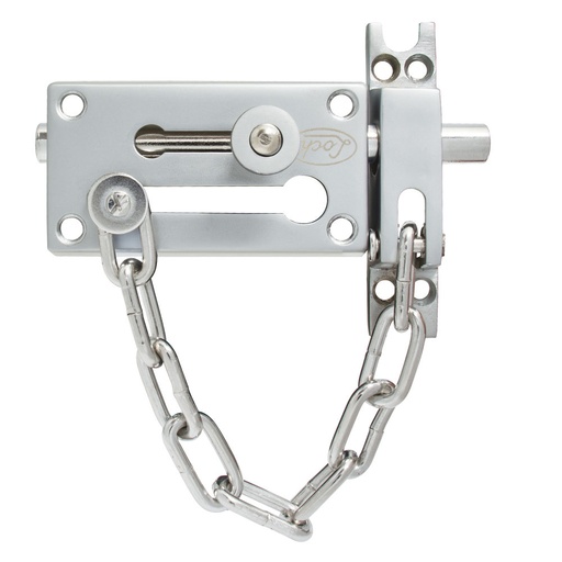 [L048CSB] Pasador de sobreponer de cadena níquel satinado Lock