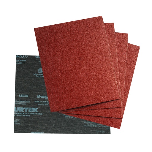 [LER50] Lija roja para esmeril, grano 50 Surtek