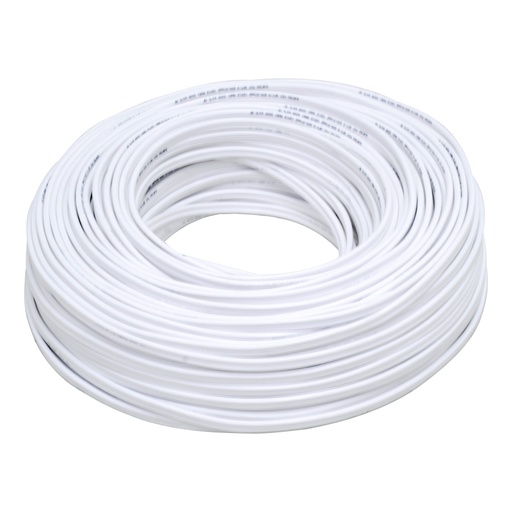 [136953] Cable eléctrico POT CCA 2 x 14, 100 m color blanco Surtek