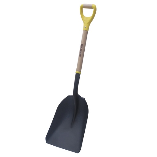 [130604] Pala con mango de madera con puño contractor grip, tipo carbonera Surtek