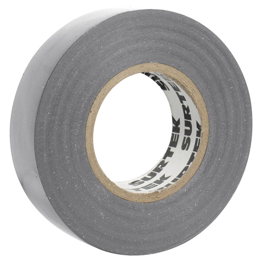 [138014] Cinta gris para aislar 19 mm x 18 m Surtek