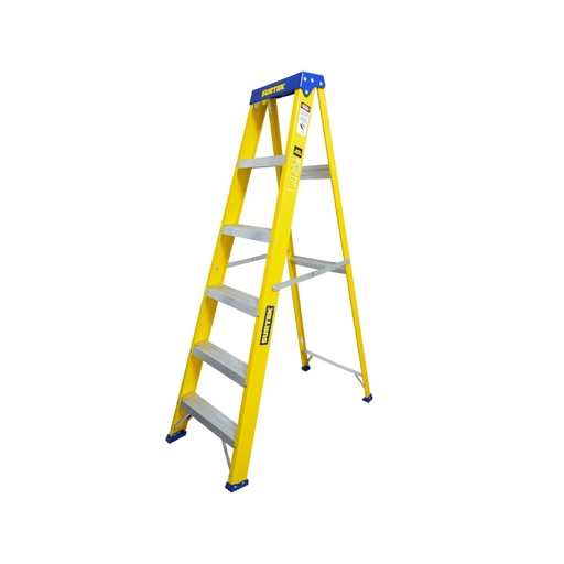 [ETFV25] Escalera de tijera tipo II de fibra de vidrio con 5 peldaños Surtek