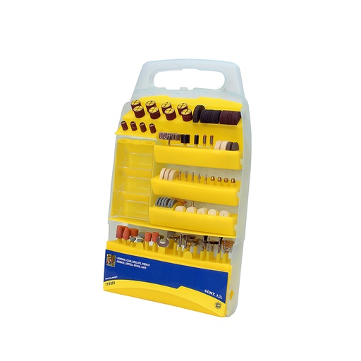 [119301] Juego de accesorios para moto tool, 150 piezas Surtek