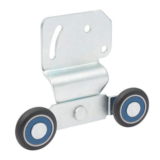 [CCLOD] Juego de carretilla doble riel para clóset, galvanizada Lock