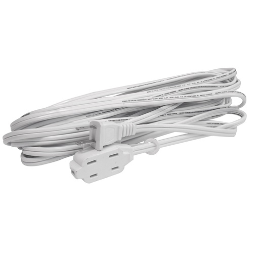 [136142] Extensión eléctrica doméstica color blanco, 4 m Surtek