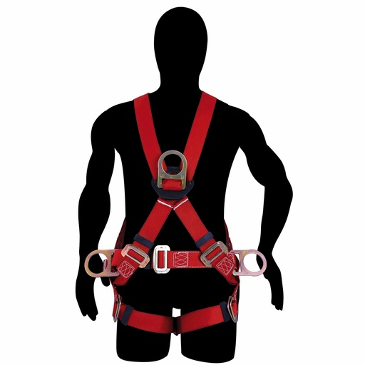 [USA7B] Arnés de seguridad de suspensión con cinturón, talla 40-44 Urrea